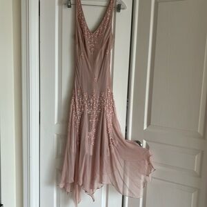 Beautiful 100% silk Scala gown